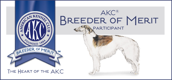 AKC Borzoi Breeder of Merit